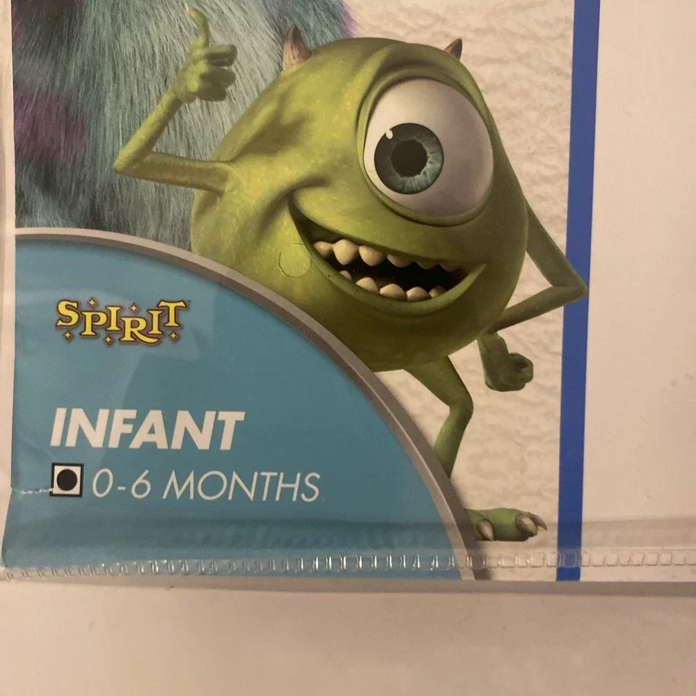 Disney Monsters Inc BOO Costume Baby INFANT 0-6 Months Newborn Spirit Halloween